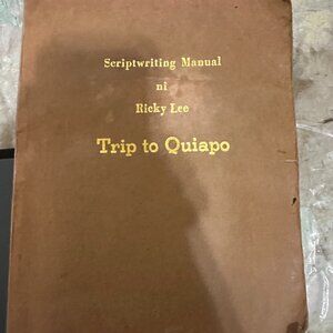 Trip to Quiapo by Ricky Lee Scriptwriting Manual Paperback 1998 Bagong Likha Pub